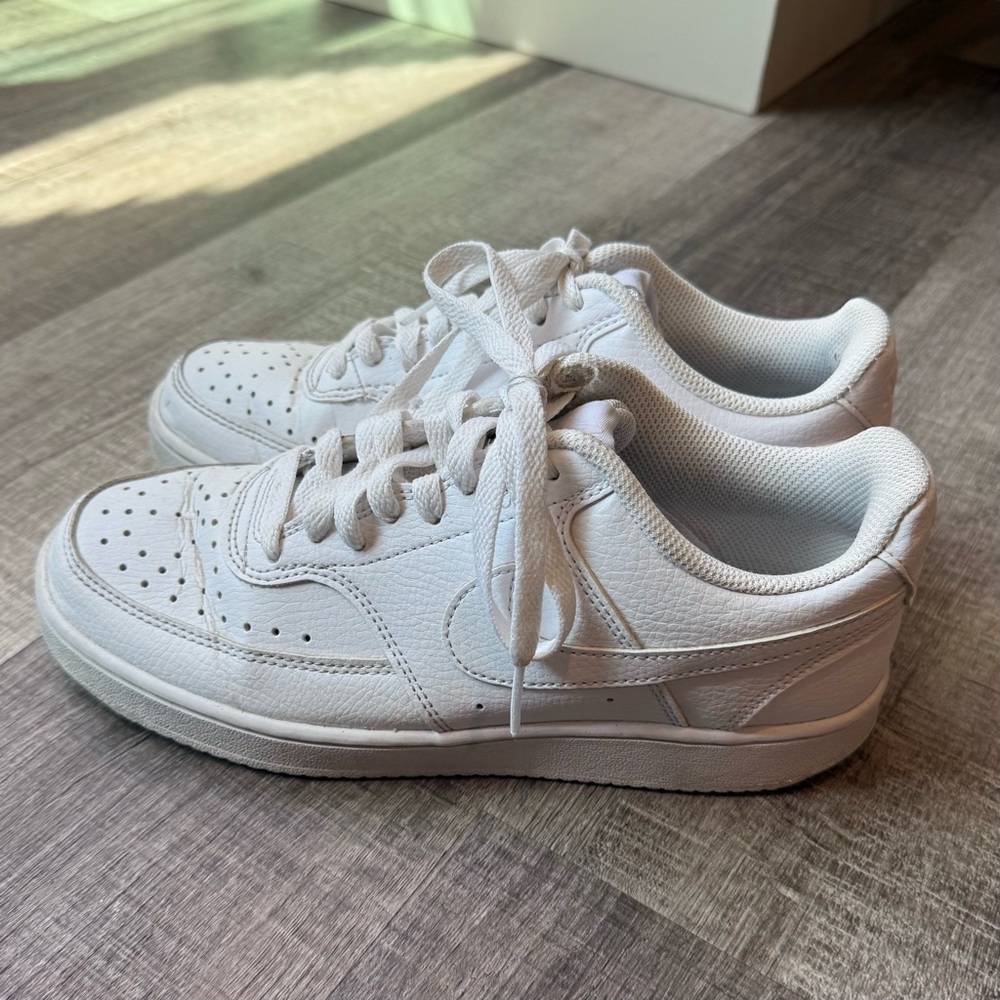 Nike Court Vision Low Next Nature Women’s Sneakers - Triple White Size 7